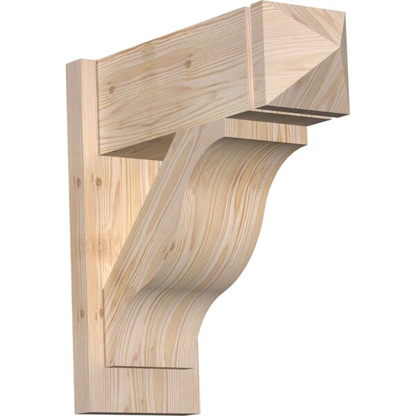Ekena Millwork Funston Smooth Arts and Crafts Outlooker, Douglas Fir, 7 1/2"W x 20"D x 20"H OUT08X20X20FST03SDF - main